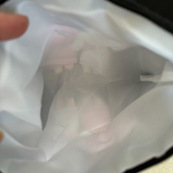 BUNDLE of 2 -Bride & Bridesmaid Black Zip Close Travel Bag Makeup Cosmetic Pouch - Picture 2 of 5